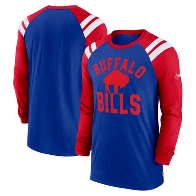 Nike Buffalo Bills Classic Arc Fashion  Men's Nfl Long-sleeve T-shirt In Blue