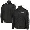 Pleasures Black New York Yankees Pitcher Full-zip Track Jacket In Black