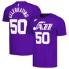 Nike Unisex  Purple Utah Jazz 50th Anniversary T-shirt In Purple