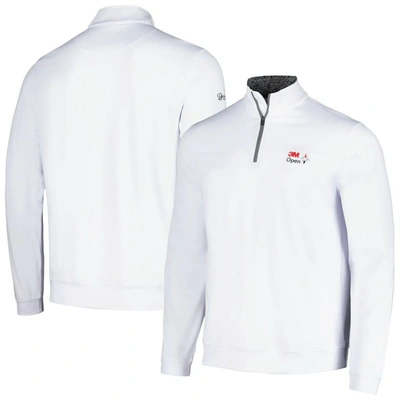 Barstool Golf Men's  White 3m Open Quarter-zip Top