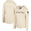 Colosseum Cream Michigan State Spartans Oht Military Appreciation Casey Raglan Long Sleeve Hoodie T- In Cream
