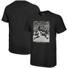 Majestic Threads Lamar Jackson Black Baltimore Ravens Oversized Player Image T-shirt In Black