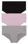 HONEYDEW INTIMATES BAILEY ASSORTED 3-PACK HIPSTER BRIEFS