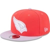 NEW ERA NEW ERA RED/LAVENDER ARIZONA CARDINALS TWO-TONE COLOR PACK 9FIFTY SNAPBACK HAT