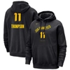 NIKE NIKE KLAY THOMPSON BLACK GOLDEN STATE WARRIORS 2023/24 CITY EDITION NAME & NUMBER PULLOVER HOODIE