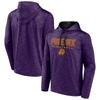 Fanatics Branded Heather Purple Phoenix Suns Fast Break Pullover Hoodie In Heather Purple