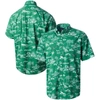 Reyn Spooner Green Philadelphia Eagles Throwback Kekai Print Button-up Shirt In Green