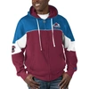 Starter Men's  Burgundy, Blue Colorado Avalanche Power Forward Full-zip Hoodie In Burgundy