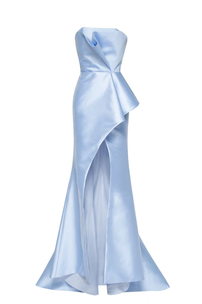 Milla Delicate Front Cutout Dress In Lightblue #95b8d9