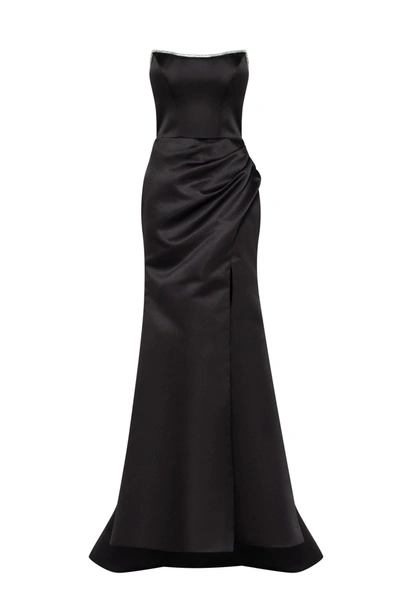 Milla Classy Evening Maxi Dress In Black