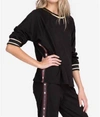 Johnny Was Castle Cropped Pullover In Black In Black