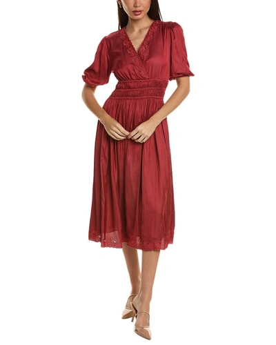 Elie Tahari The Amy Dress In Red