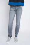 CLOSED BAKER JEANS DISTRESSED BOTTOM IN MID GRAY