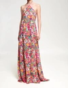 S/w/f Halterneck Maxi Dress In Miro In Multi