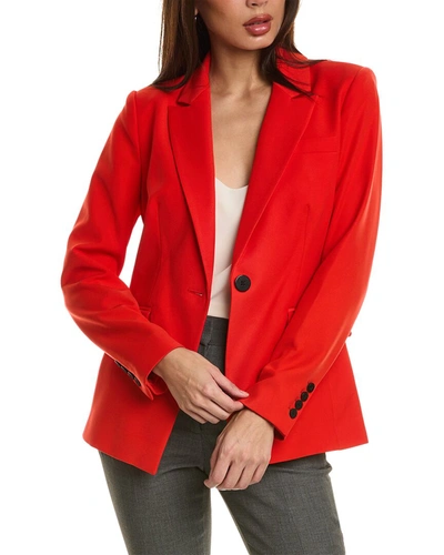 Elie Tahari Women's Sylvie Single-button Blazer In Red