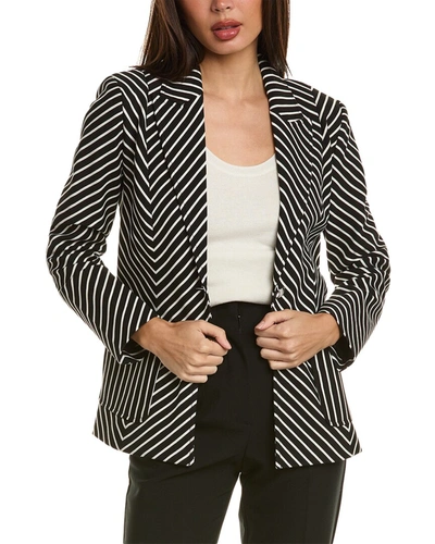 Elie Tahari Women's Tailored Striped Blazer In Black