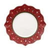 VILLEROY & BOCH TOY'S DELIGHT DINNER PLATE: RED