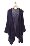 Vince Camuto Rib Knit Topper In Navy