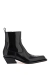 OFF-WHITE OFF-WHITE LEATHER TEXAN ANKLE BOOTS WOMEN
