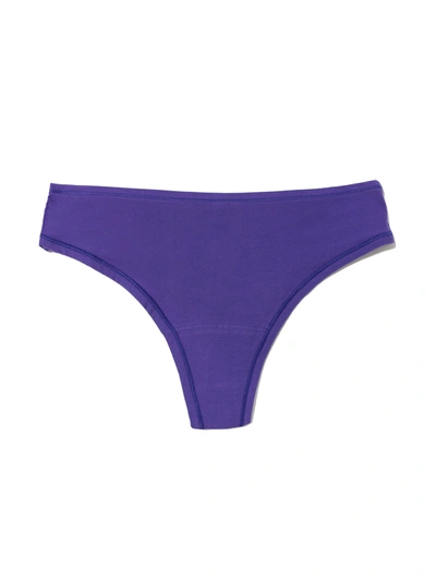 Hanky Panky Playstretch Natural Rise Thong Raw Amethyst Purple