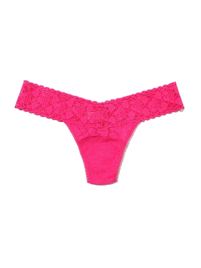 Hanky Panky Berry In Love Lowrise Thong Rare Pink
