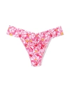 Hanky Panky Printed Signature Lace Original Rise Thong Xoxo In Multicolor