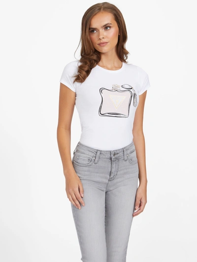 Guess Factory Mel Tee In White