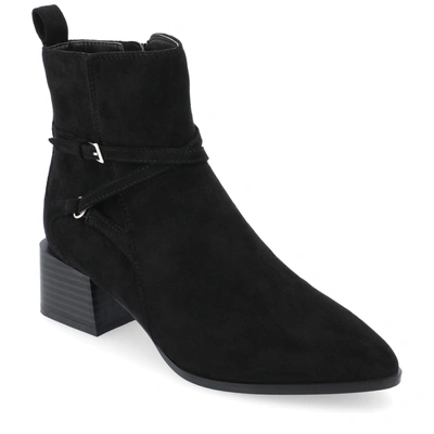 Journee Collection Collection Women's Tru Comfort Foam Wide Width Estelle Booties In Black