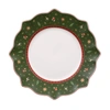 VILLEROY & BOCH TOY'S DELIGHT DINNER PLATE: GREEN