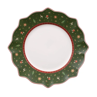 VILLEROY & BOCH TOY'S DELIGHT DINNER PLATE: GREEN