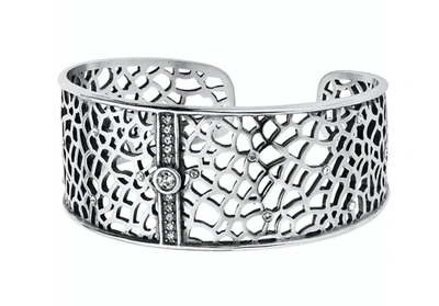 Brighton Fiji Sparkle Cuff In Silver