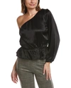 Nation Ltd Kamari One-shoulder Top In Black