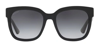 Gucci Gg0034sn W 002 Wayfarer Sunglasses In Grey