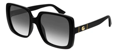 Gucci Gg0632sa W 001 Oversized Square Sunglasses In Grey