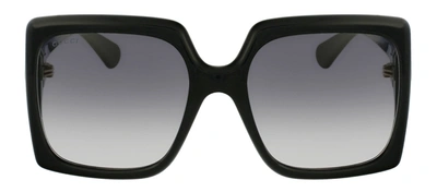 Gucci Gg0876s W 001 Oversized Square Sunglasses In Grey