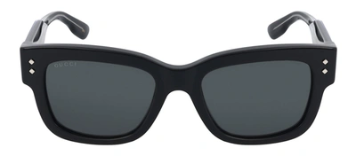 Gucci Gg1217s M 001 Square Sunglasses In Grey