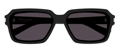 Saint Laurent Sl 611 001 Sunglasses In Black