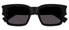 Saint Laurent Sl 617 001 Square Sunglasses In Black