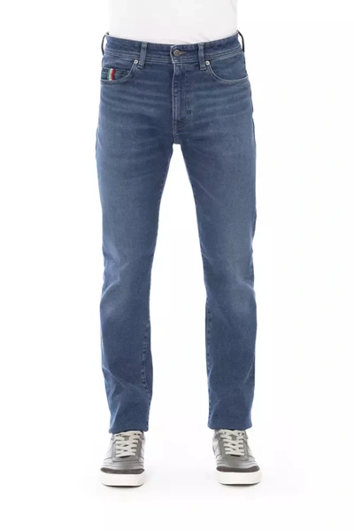 Baldinini Trend Blue Cotton Jeans &amp; Men's Pant