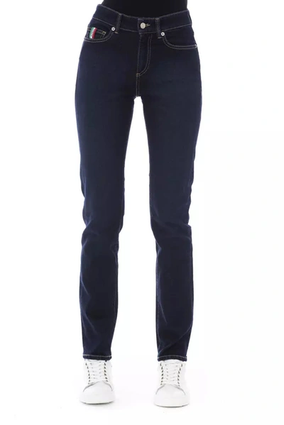 Baldinini Trend Blue Cotton Jeans &amp; Women's Pant