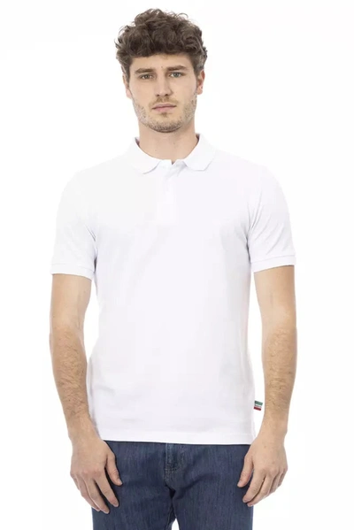 Baldinini Trend Elegant White Cotton Polo Men's Shirt