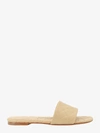 Bottega Veneta Amy Flat Mules In Beige