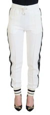 DOLCE & GABBANA DOLCE & GABBANA CHIC WHITE JOGGER PANTS FOR ELEVATED WOMEN'S COMFORT