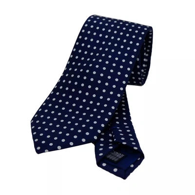 Ermenegildo Zegna Elegant Silk Tie In Lustrous Men's Blue