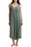 PAPINELLE KATE PLEATED STRETCH MODAL NIGHTGOWN