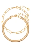 BROOK & YORK COLETTE SET OF 2 BRACELETS