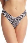 HANKY PANKY PRINT ORIGINAL RISE THONG