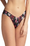 Hanky Panky Print Lace Low Rise Thong In Am I Dreaming Floral Print