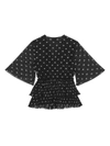 Ganni Shirts Black In Black