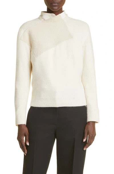 The Row Off-white Enid Jumper In Light Ivory